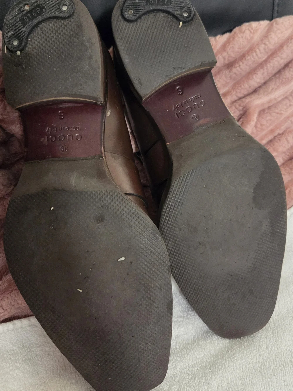 Gucci polished brown